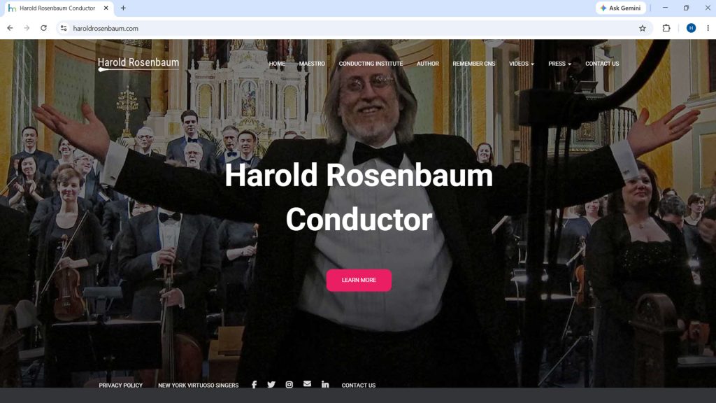 Harold Rosenbaum Conductor